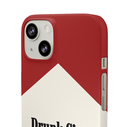 "Drunk Cigs Don't Count" - Phone Case